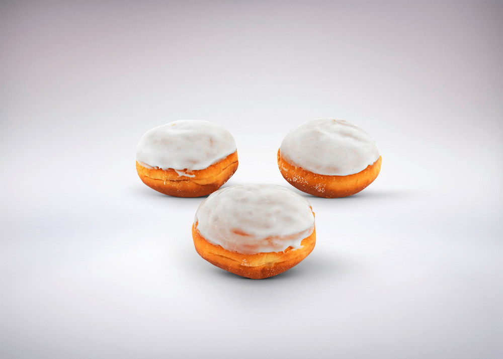 Pfannkuchen – Himbeer / Johannisbeerkonfitüre (glasiert)