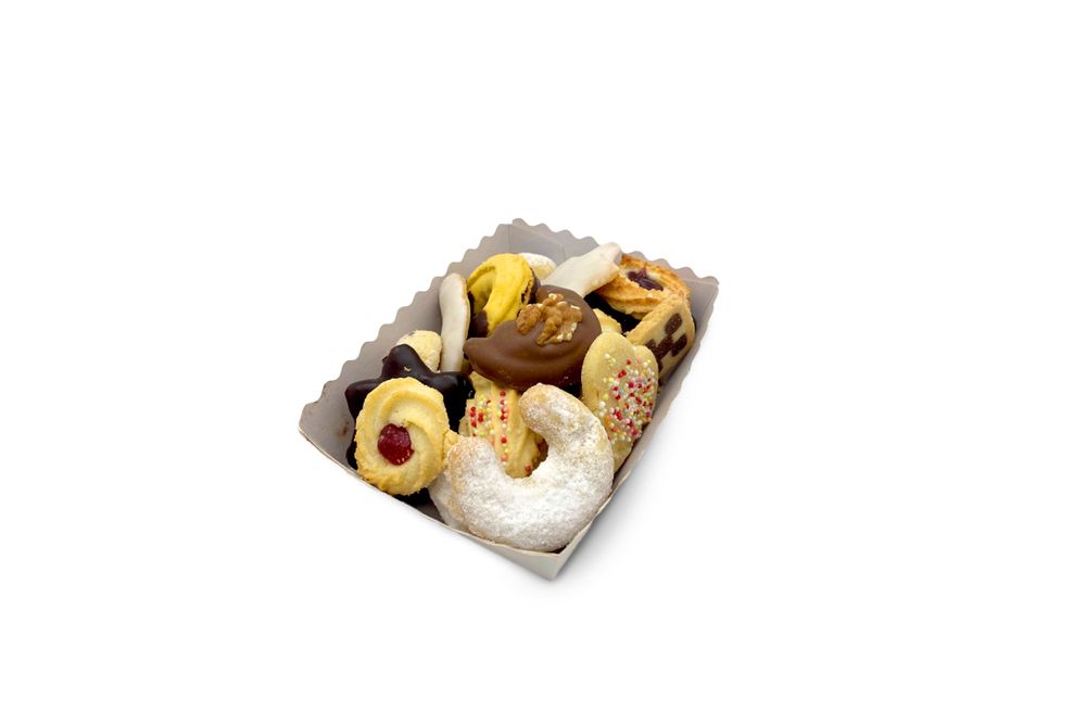 Gebäckmischung, handgemachte Weihnachtsplätzchen
